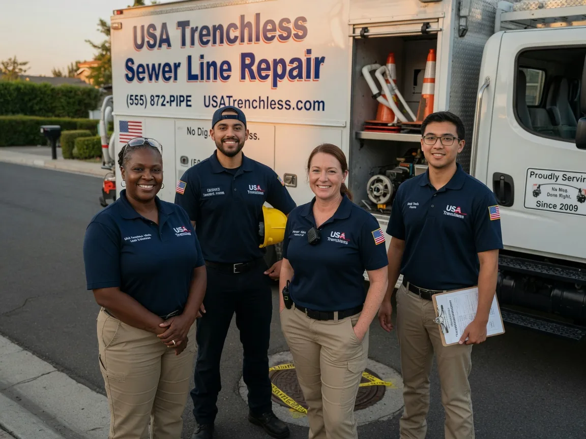 Sewer Line Repair company in Angie, LA